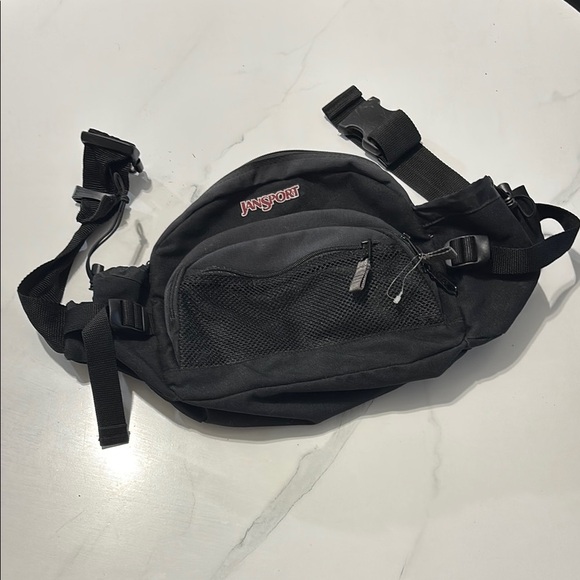 JanSport Black Waist Bag - Picture 1 of 4